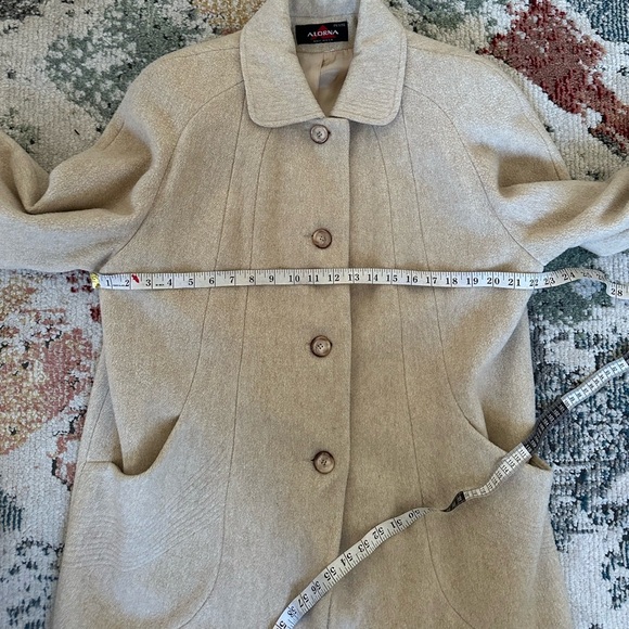 Vintage Alorna Women’s Wool with Nylon Lining Peacoat Size petite Large Made USA - Picture 13 of 14